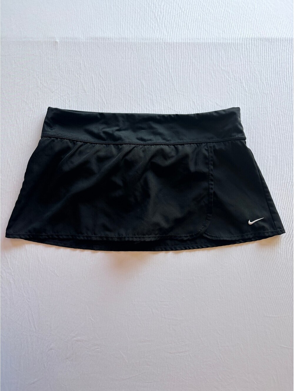 Nike Women’s Athletic Running Skort Size L Black Built-In Brief Tennis
